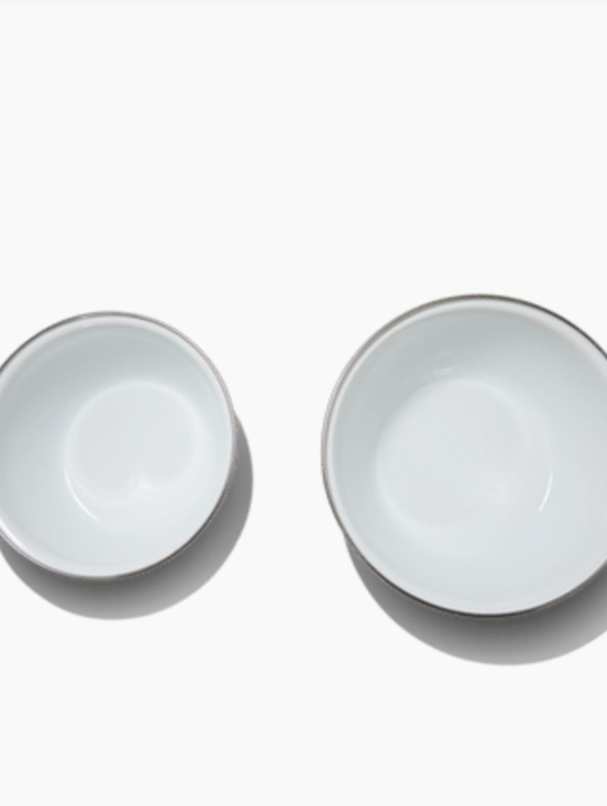 This Golden Rabbit Sea Glass Swirl 2 pc Prep Bowl Set - Picture 3 of 4